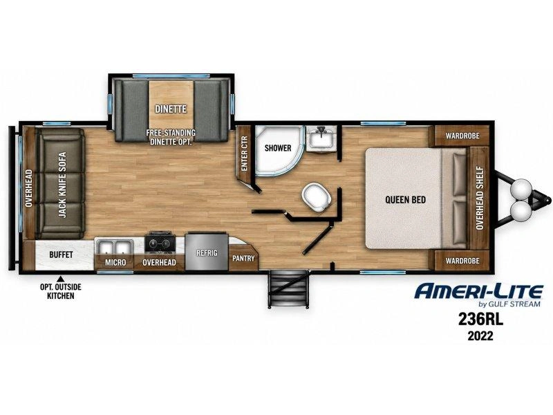 2022 Gulfstream Ameri-lite 236rl