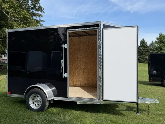 2026 Rhino Galvanized Enclosed 6' X 10' Sa Ramp alt