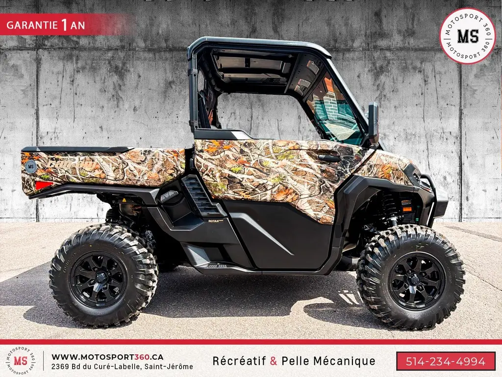 Can-Am DEFENDER HD11 XT CAMO DEMO PARE-BRISE EN VERRE 2026