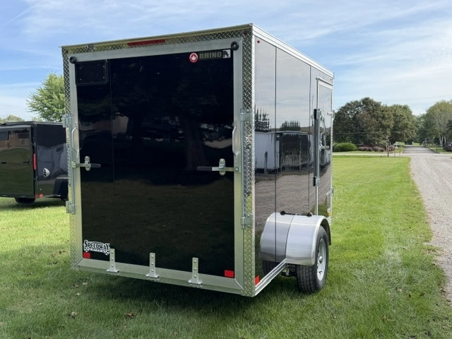 2026 Rhino Galvanized Enclosed 6' X 10' Sa Ramp alt