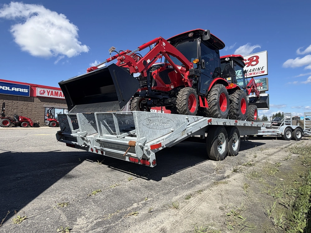 2025 Duratrail 96"x23' Deckover Galv Tandem Beavertail alt