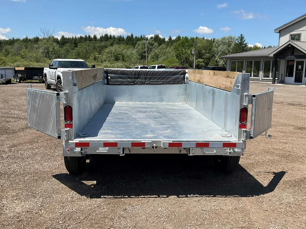 2027 Canada Trailers 6x12 5 Ton Galvanized Dump Trailer alt