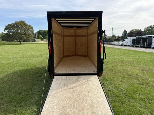 2027 Cross Painted Steel Enclosed (beta) 5' X 10' Ramp Blackout alt