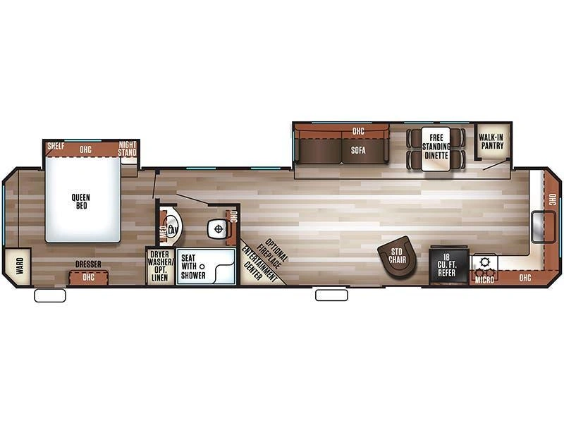 2017 Forest River Cherokee Timberwolf 39fk