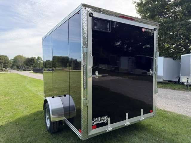 2026 Rhino Galvanized Enclosed 6' X 10' Sa Ramp alt