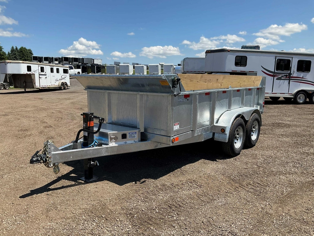 2027 Canada Trailers 6x12 5 Ton Galvanized Dump Trailer alt