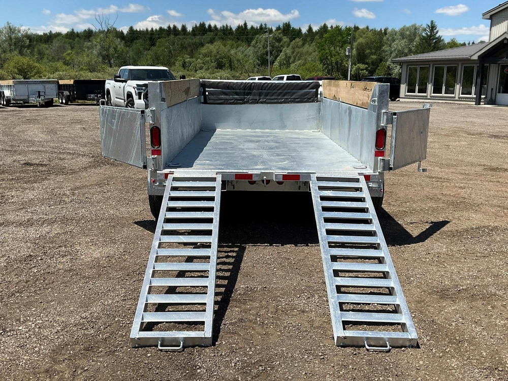 2027 Canada Trailers 6x12 5 Ton Galvanized Dump Trailer alt