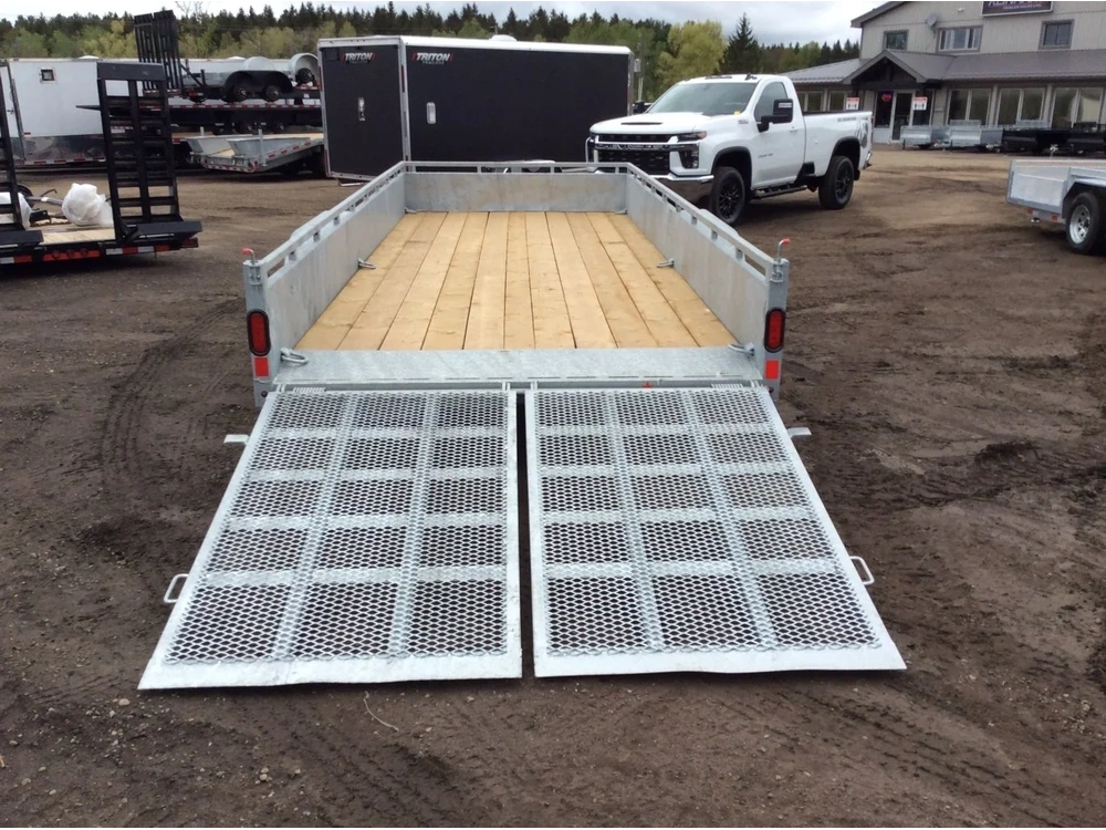 2027 Canada Trailers 82x18 5 Ton Galvanized Landscape Trailer alt