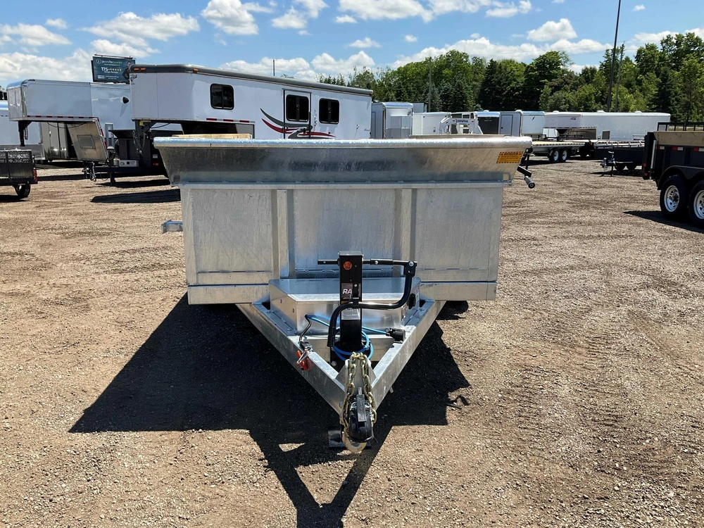2027 Canada Trailers 6x12 5 Ton Galvanized Dump Trailer alt