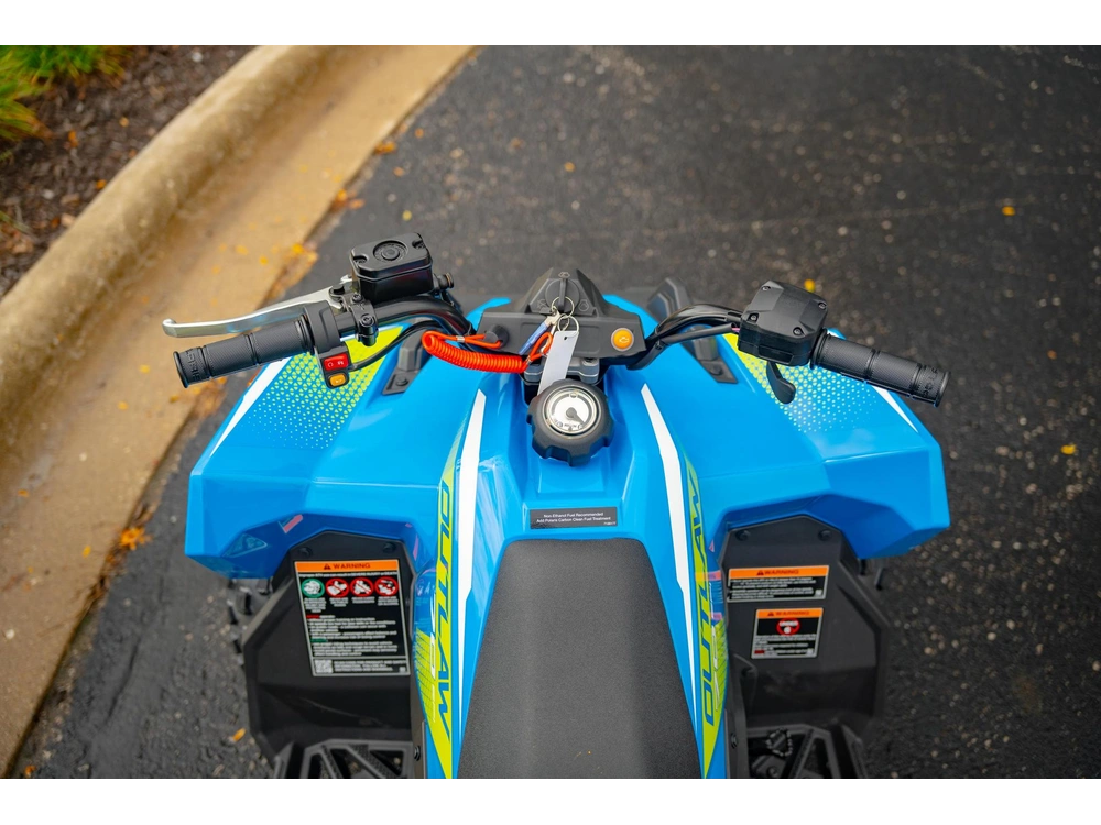 2026 Polaris Outlaw 70 Efi - Velocity Blue/lifted Lime alt