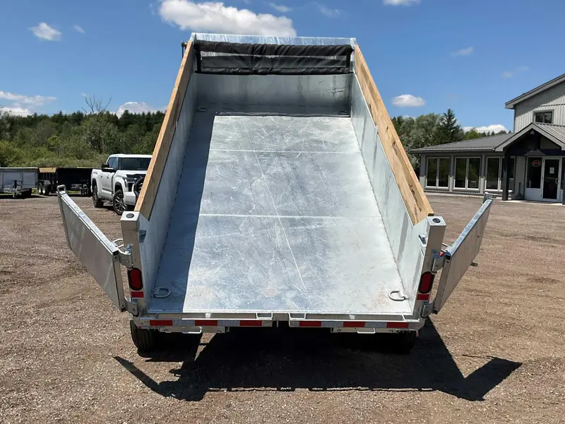 Canada Trailers 6x12 5 Ton Galvanized Dump Trailer 2027