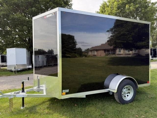 2026 Rhino Galvanized Enclosed 6' X 10' Sa Ramp alt
