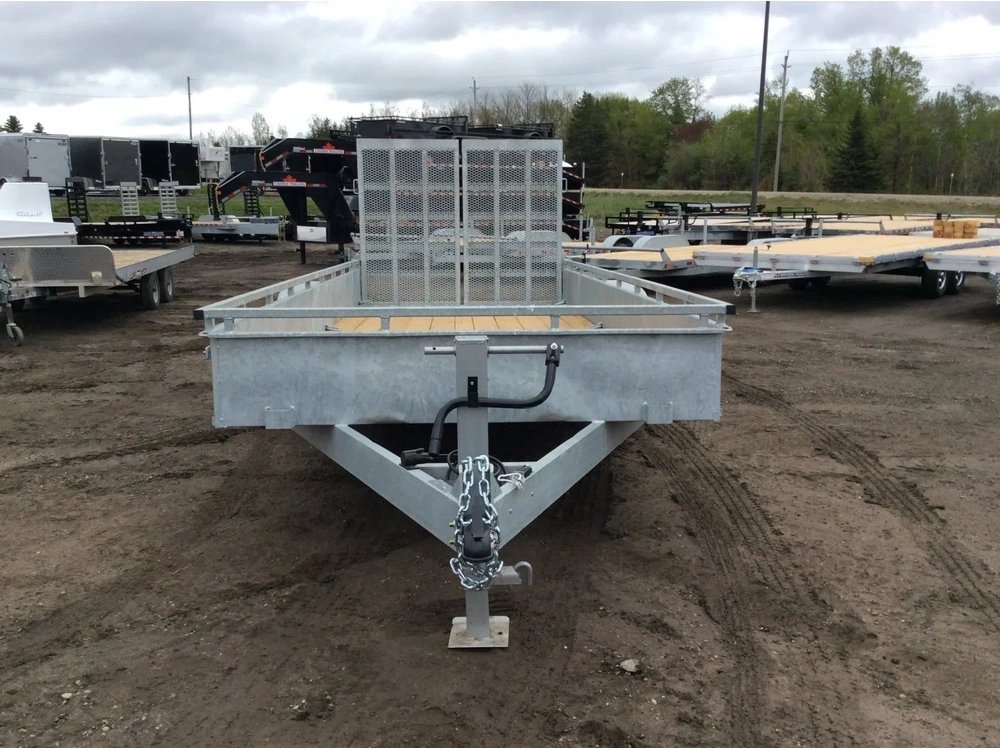 2027 Canada Trailers 82x18 5 Ton Galvanized Landscape Trailer alt
