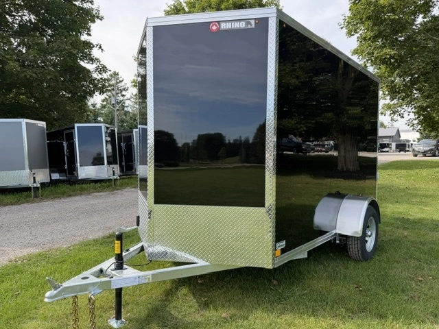 2026 Rhino Galvanized Enclosed 6' X 10' Sa Ramp alt
