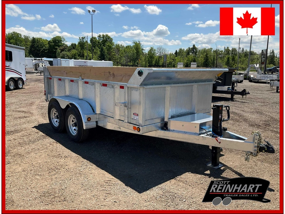 2027 Canada Trailers 6x12 5 Ton Galvanized Dump Trailer alt