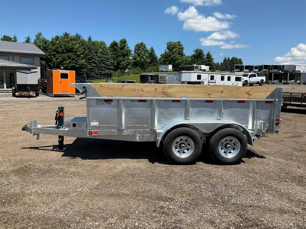 2027 Canada Trailers 6x12 5 Ton Galvanized Dump Trailer alt