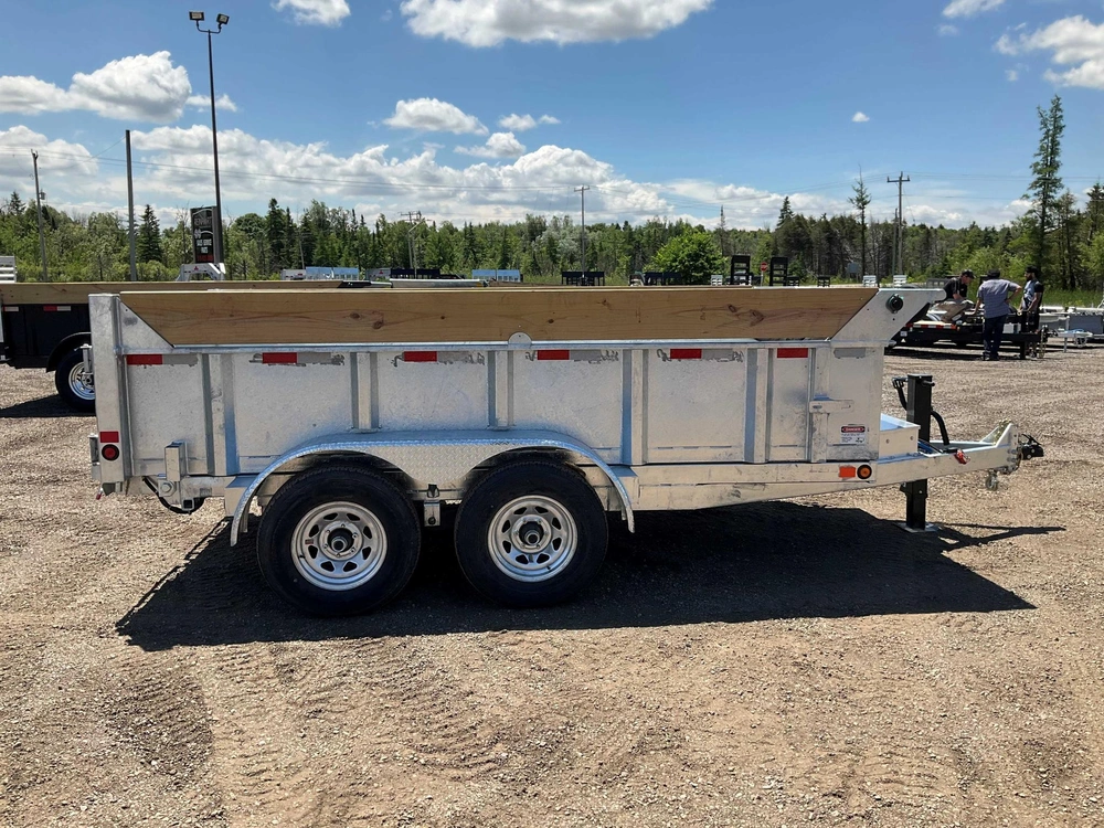 2027 Canada Trailers 6x12 5 Ton Galvanized Dump Trailer alt