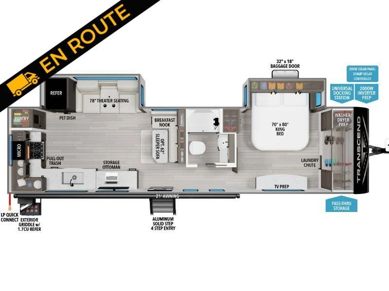2027 Grand Design Transcend 315rkt alt
