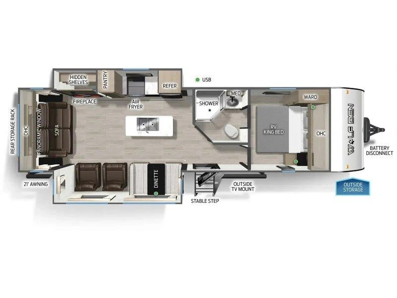 Forest River Cherokee Wolf Den 273xlk 2027 alt