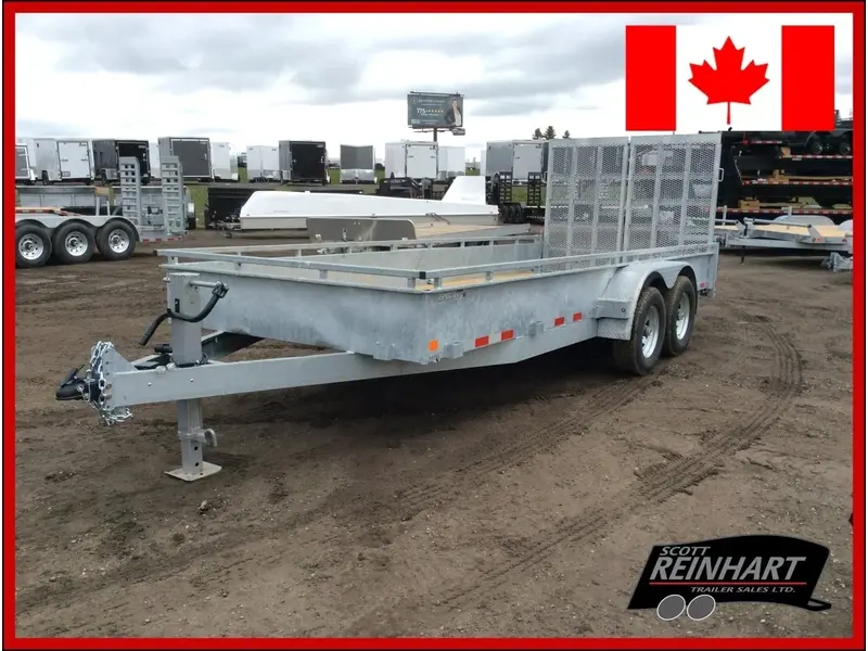 Canada Trailers 82x18 5 Ton Galvanized Landscape Trailer 2027