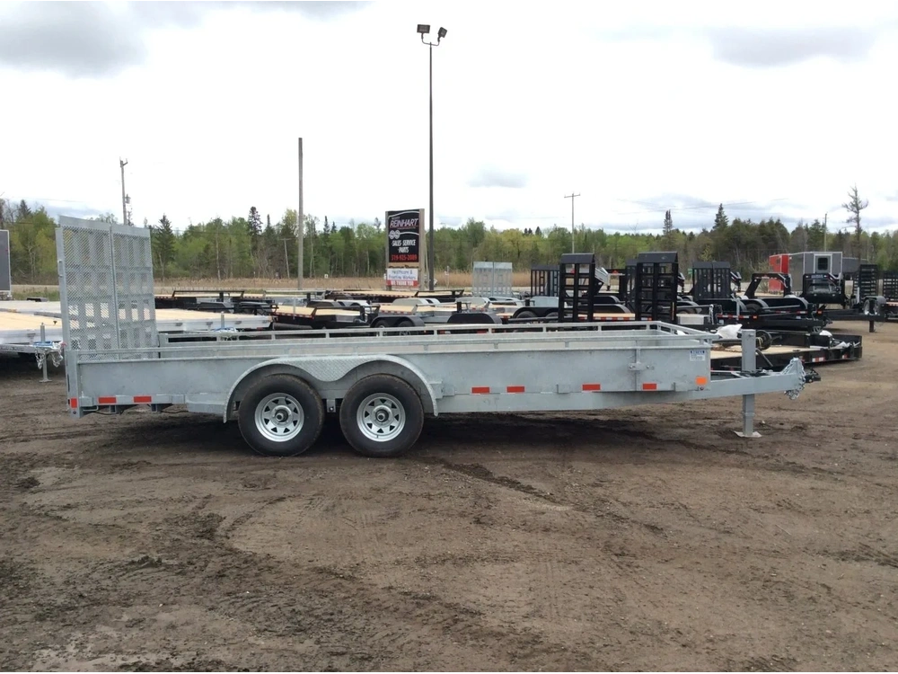 2027 Canada Trailers 82x18 5 Ton Galvanized Landscape Trailer alt