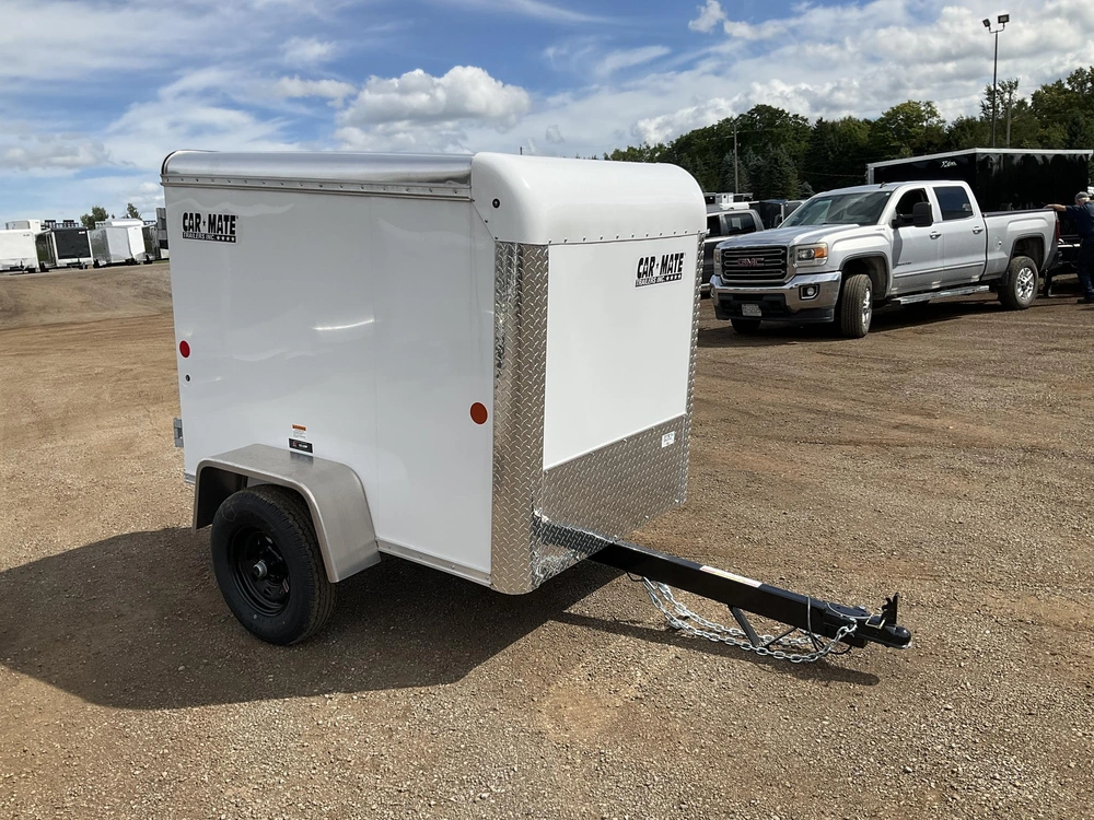 2027 Car Mate Trailers 4x6 Custom Cargo Trailer alt
