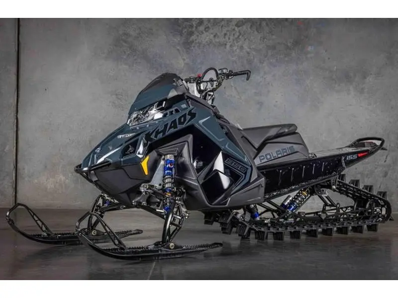 2026 Polaris 850 RMK KHAOS 155 Gloss Black / Blue Dusk 