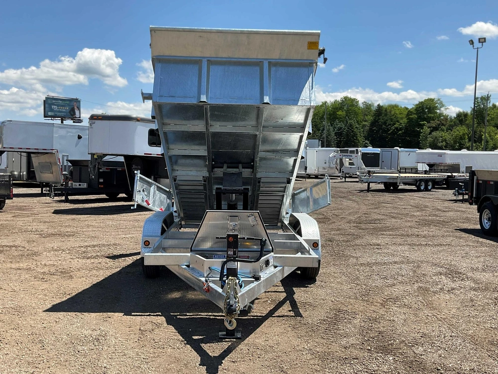 2027 Canada Trailers 6x12 5 Ton Galvanized Dump Trailer alt