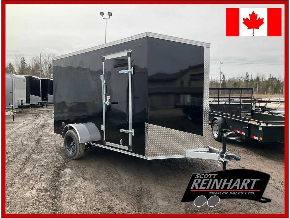 2027 Xcel Trailers 6x12 Plus V-nose All Aluminum Cargo Trailer alt