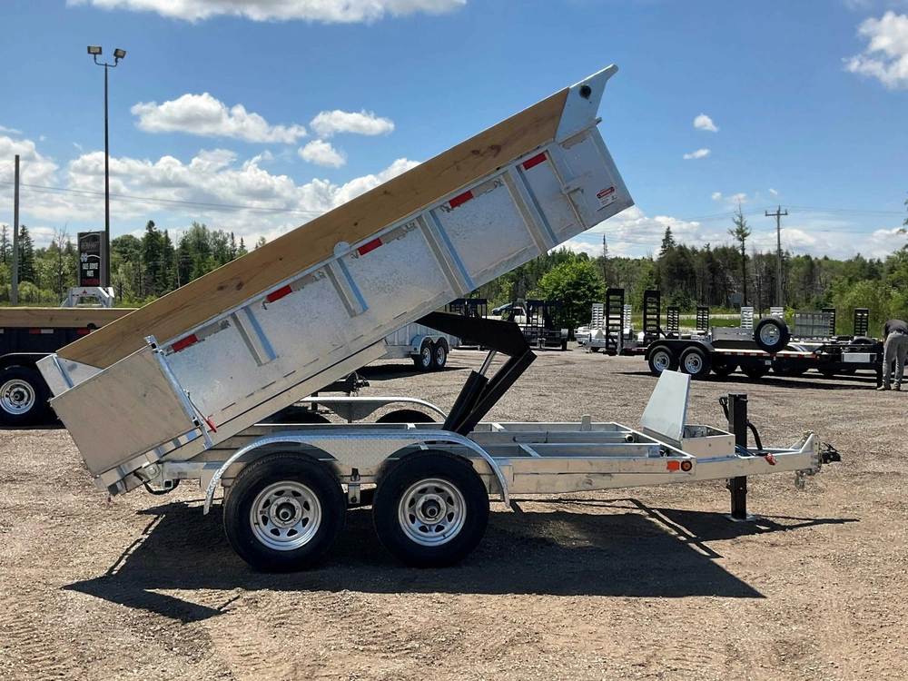 2027 Canada Trailers 6x12 5 Ton Galvanized Dump Trailer alt