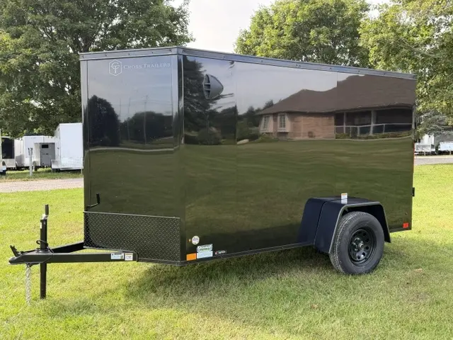 Cross Painted Steel Enclosed (Beta) 5' x 10' Ramp Blackout 2027