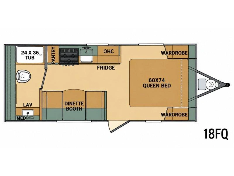2017 Shasta Oasis 18fq