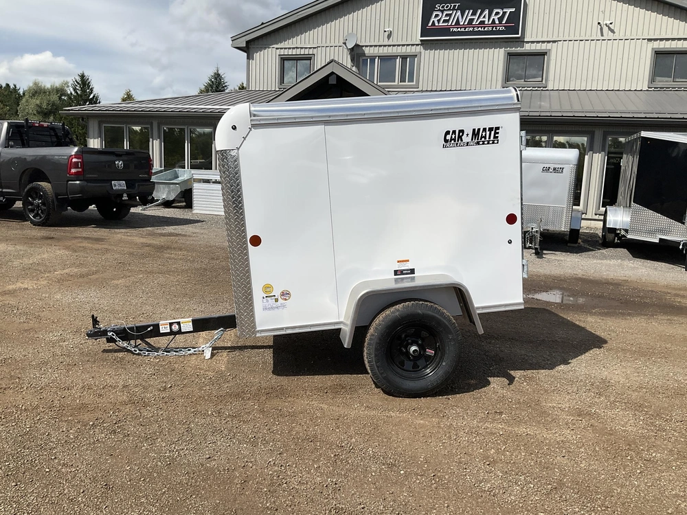 2027 Car Mate Trailers 4x6 Custom Cargo Trailer alt