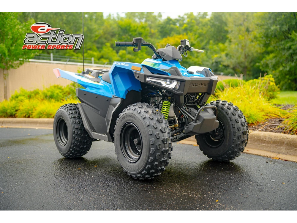 2026 Polaris Outlaw 70 Efi - Velocity Blue/lifted Lime alt