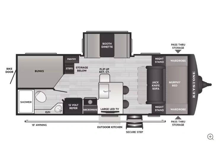 Keystone Rv Passport 2220bh 2027 alt