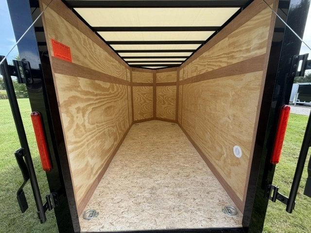 2027 Cross Painted Steel Enclosed (beta) 5' X 10' Ramp Blackout alt