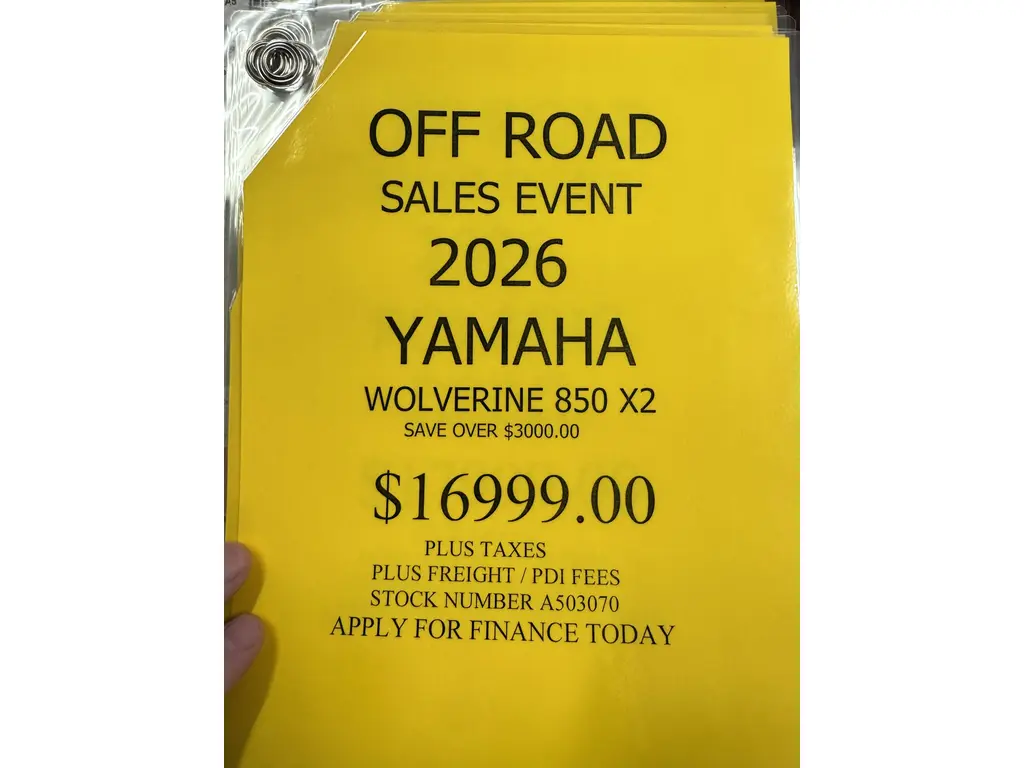 2026 Yamaha WOLVERINE X2 EPS UT