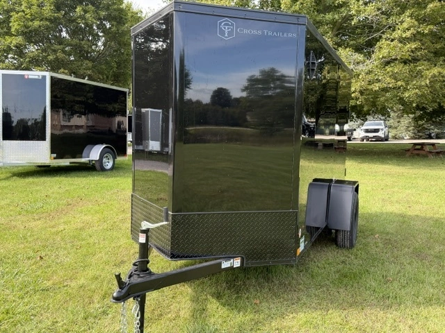 2027 Cross Painted Steel Enclosed (beta) 5' X 10' Ramp Blackout alt