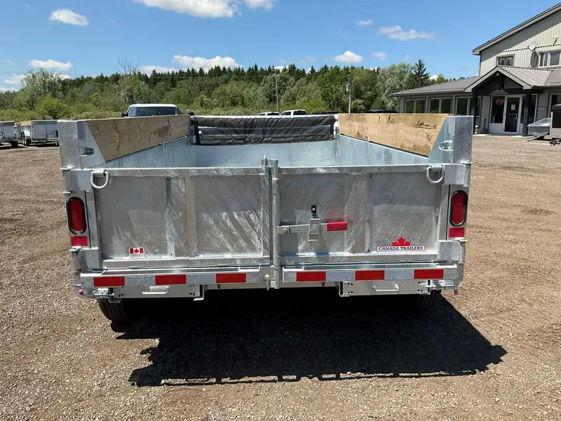 Canada Trailers 6x12 5 Ton Galvanized Dump Trailer 2027
