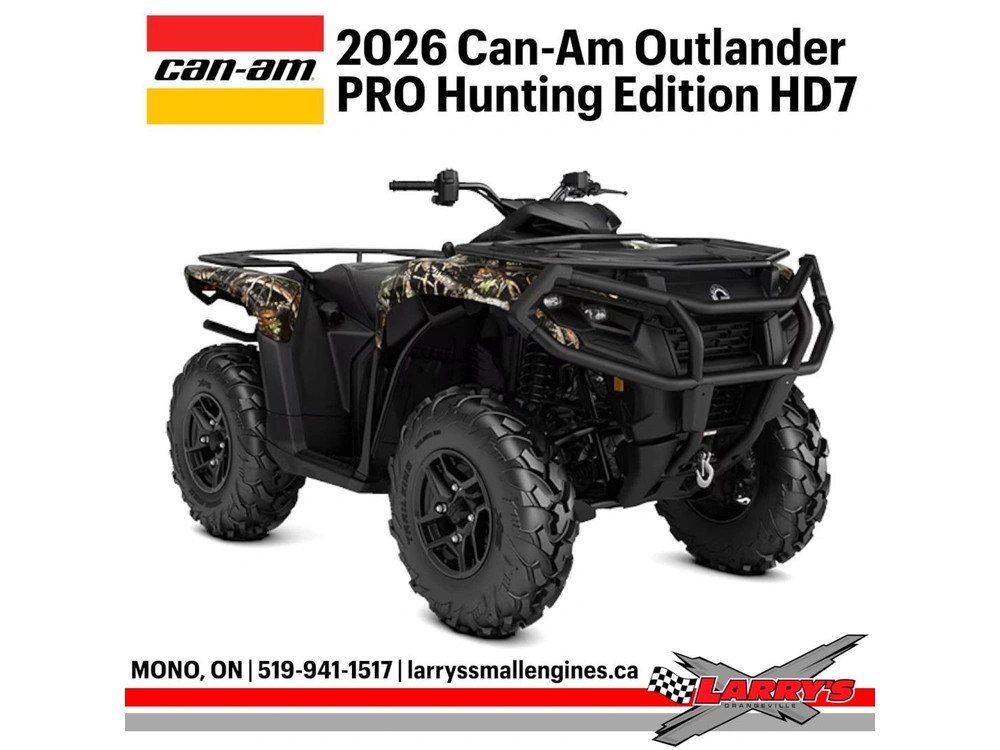 2026 Can-am Outlander Pro Hunting Edition Hd7 1pta alt