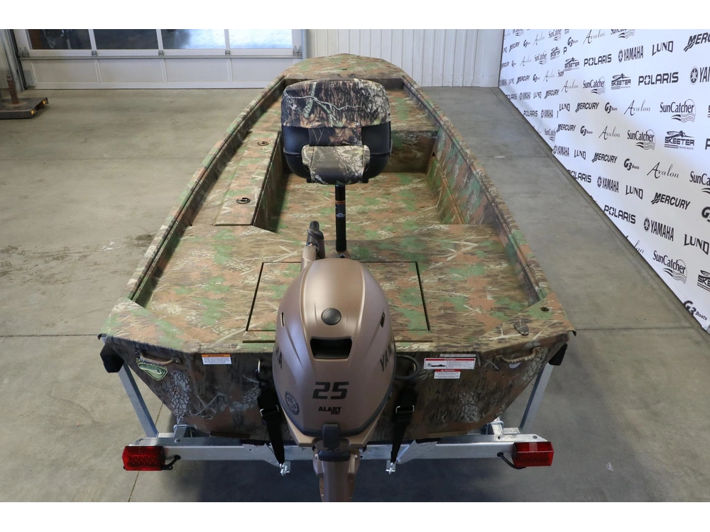 G3 Boats Jon Boat Jb15dk Bkp + Yamaha 25 Hp 2027 alt