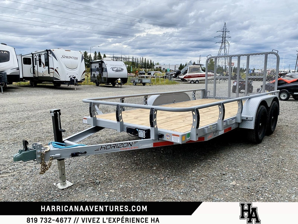 Horizon Remorque 14x77x22 Double Essieu 2027 alt