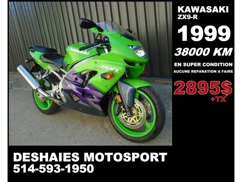 1999 Kawasaki zx9 for sale in Montréal | Shop A Ride