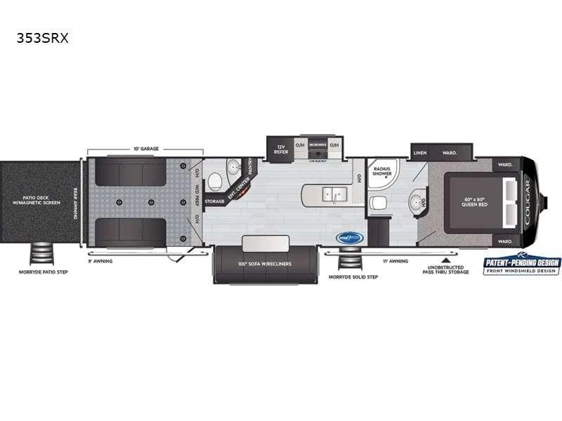 2021 Keystone Rv Cougar 353srx