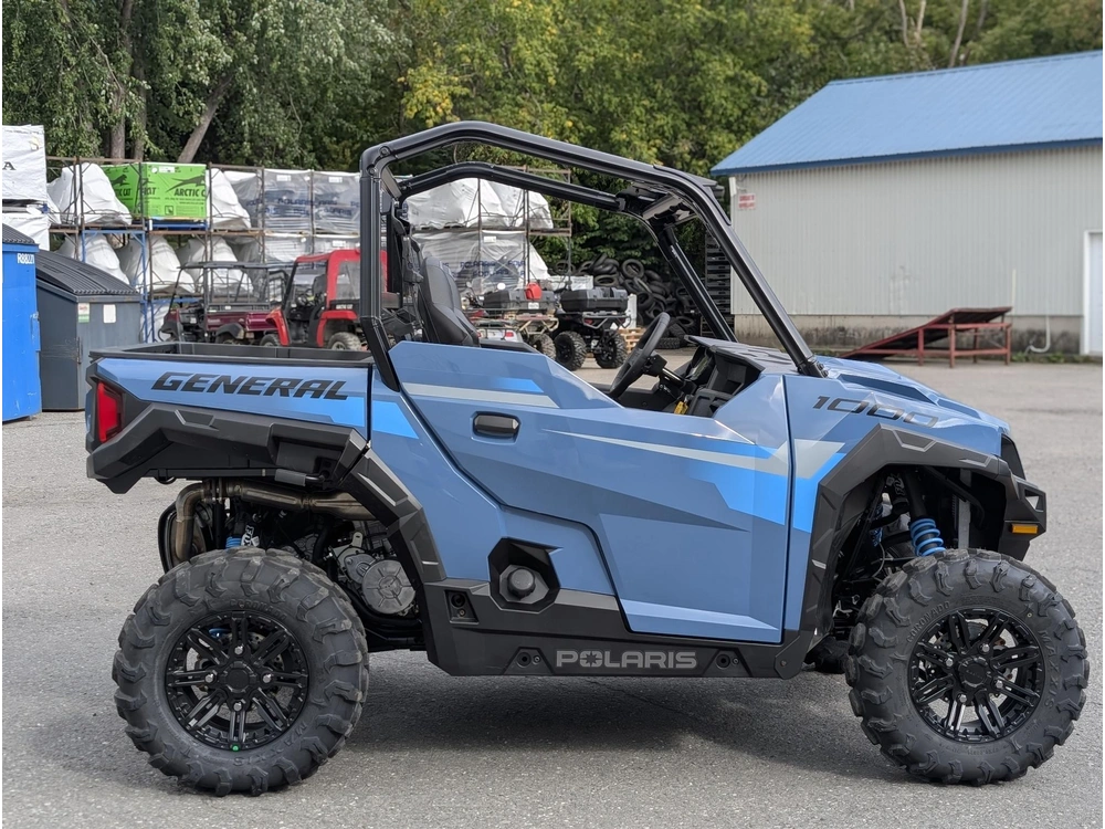 2026 Polaris General 1000 Premium Zenith Blue Côte À Côte Travail Sport Polyvalent Benne Performance Sentier Transport Remorquage Chasse Bois Suspension Haut De Gamme Commander Teryx Wolverine Rmax alt