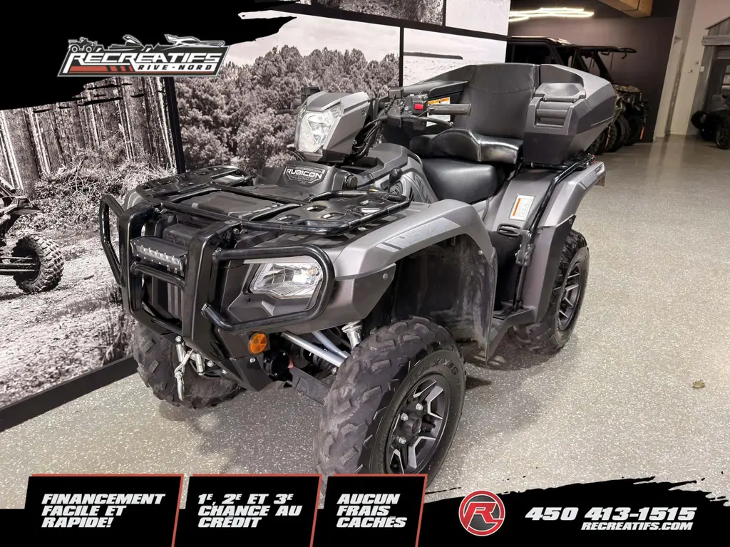 Honda FOREMAN RUBICON 520 DELUXE DCT IRS EPS 2025 - **SUPER ÉQUIPÉ!!**