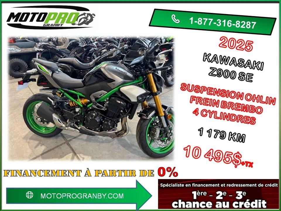 2025 Kawasaki Z900 Se Z900 Zr900 Er900 Z Zr Er 900 Se Impeccable !!! alt