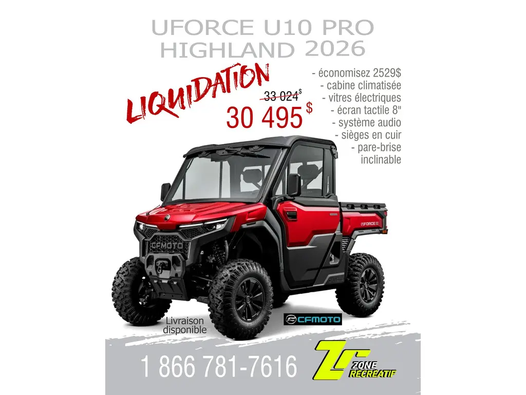 CFMOTO UFORCE U10 PRO HIGHLAND  2026