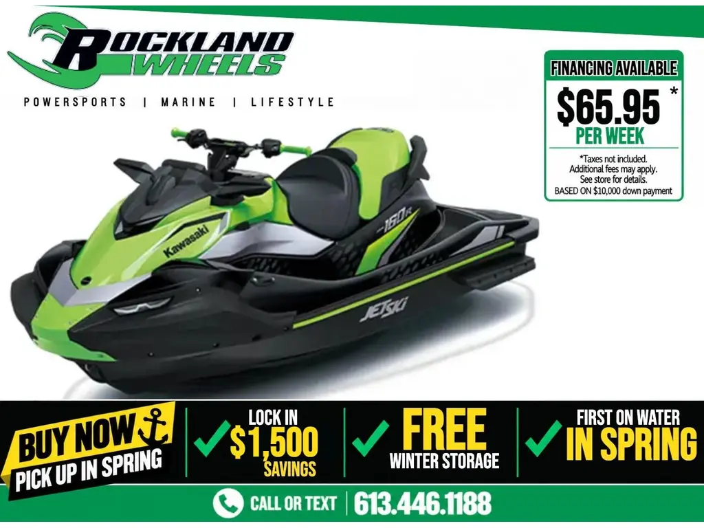 New 2026 Kawasaki JET SKI STX 160R in Rockland - Rockland Wheels
