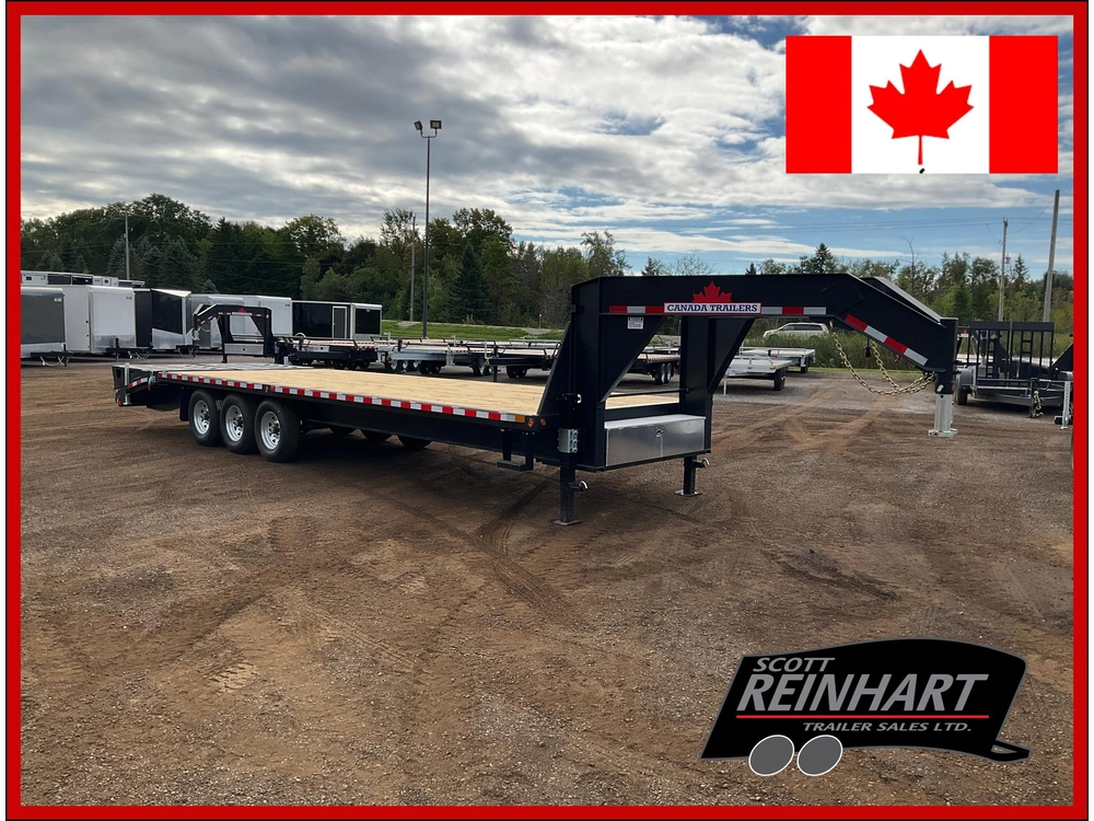 2027 Canada Trailers 8.5x28 10.5 Ton Gooseneck Equipment Trailer alt